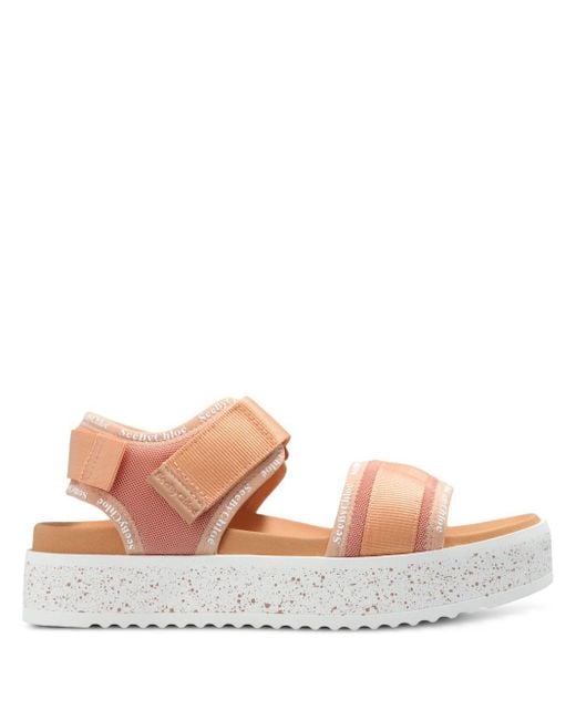 See By Chloé Pink Pipper Flatform Sandals