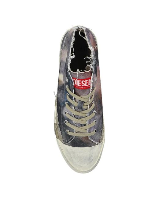 DIESEL Blue S-D-Verse Mid Ii Sneakers for men
