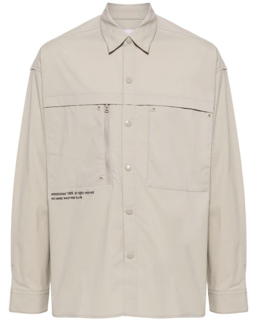 Izzue Natural Zip-pocket Shirt Jacket for men