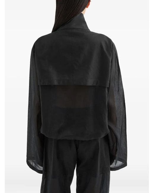 Jil Sander Black Muslin Jacket