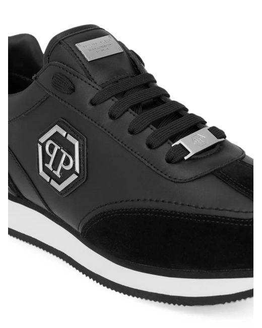 Baskets Runner Hexagon Patch Philipp Plein en coloris Black