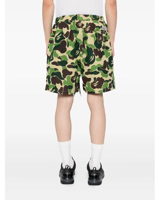 Bermudas con estampado gráfico A Bathing Ape de hombre de color Green