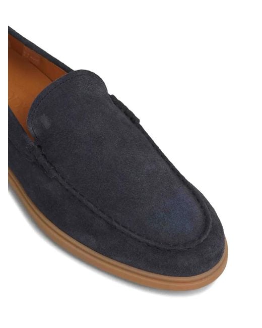 Tod's Blue Reversed Loafers for men