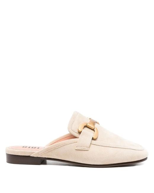Bibi Lou White Vela Suede Loafers