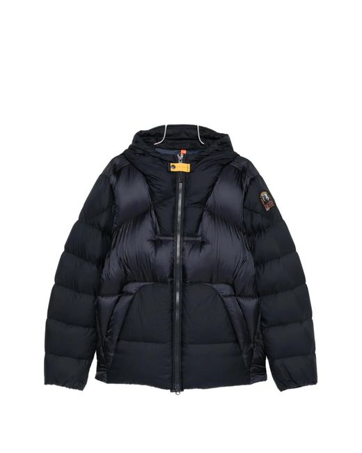 Parajumpers Blue Notigi Quilted Hooded Jacket for men