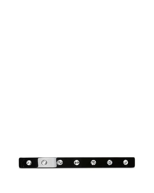 Maison Michel White Stacy Crystal-Embellishment H