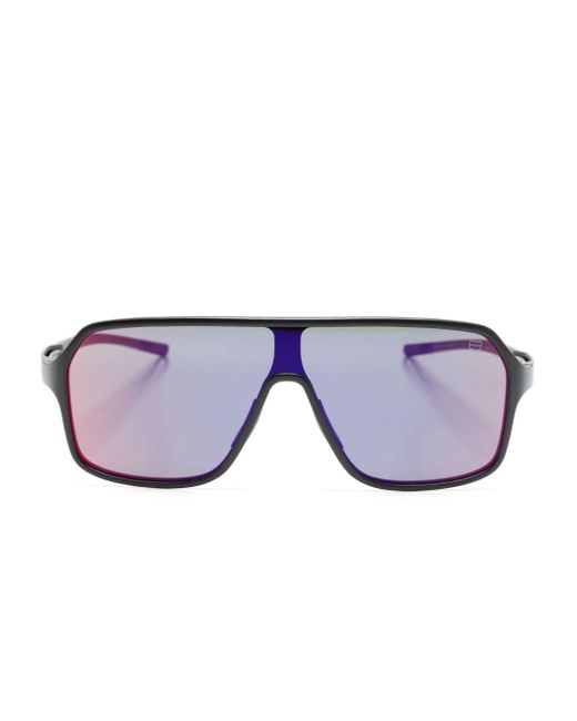 Tag Heuer Blue Bolide Navigator-frame Sunglasses for men