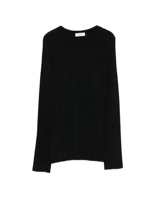 Grifoni Black Fine-Knit Jumper