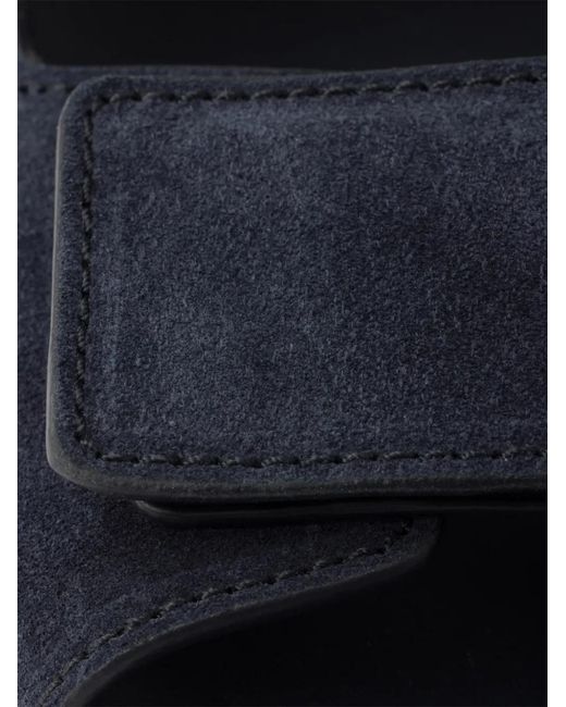 Prada Blue Sandales En Daim for men