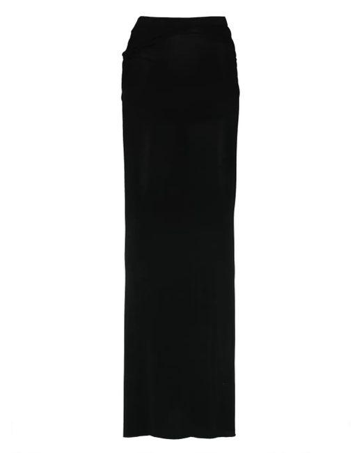 Rick Owens Black Kairo Maxirock