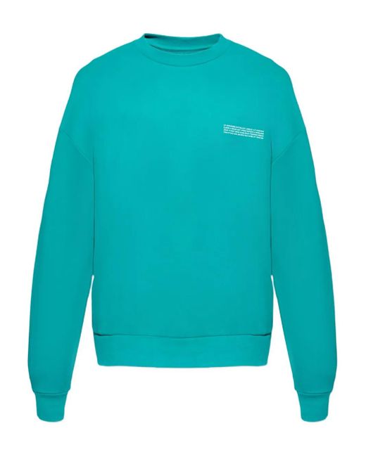 PANGAIA Sweater Met Ronde Hals in het Blue