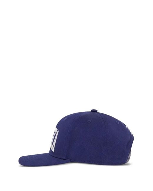 PATTA Blue Logo-Embroidered Baseball Cap for men