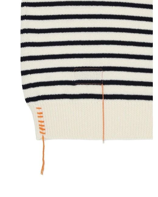 Fortela Gray Noah 1 Striped-Pattern Sweater for men