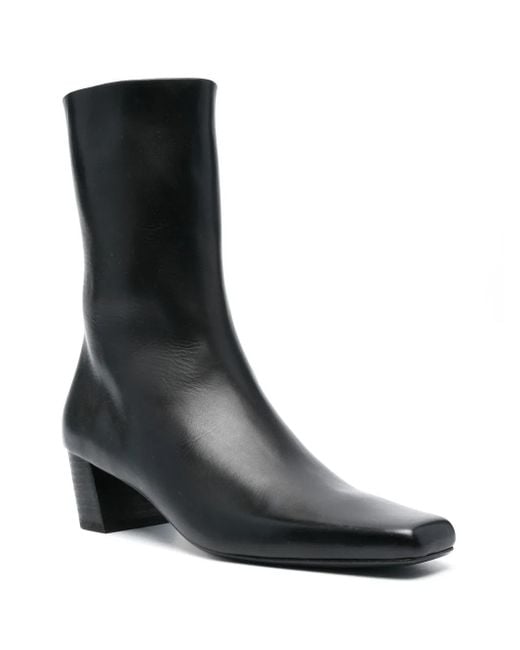 Marsèll Black Square-Toe Boots