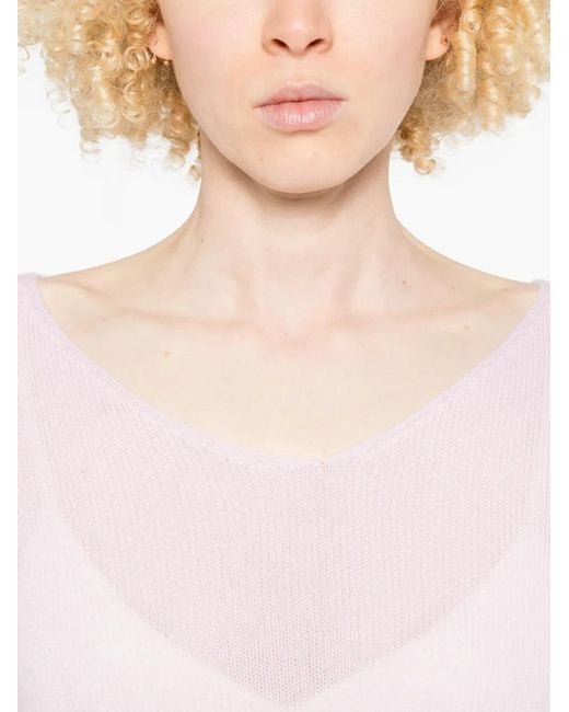 Be You Pink V-Neck Sweater