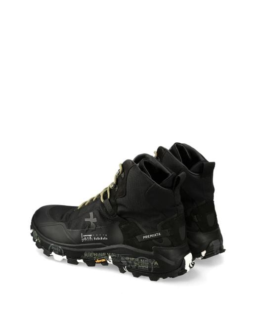 Premiata Black Saintcross Boots for men