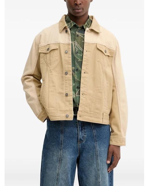 Veste Bicolore À Fermeture Décalée Desigual pour homme en coloris Blue