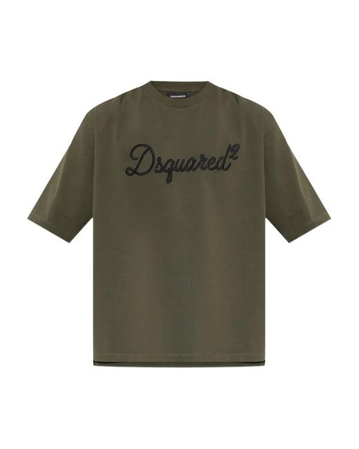 DSquared² Green T-Shirts And Polos for men