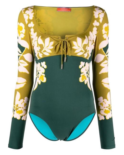 LaDoubleJ Blue Sunset Printed Swimsuit
