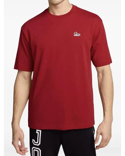 Nike Red Sneakers Patch T-Shirt for men