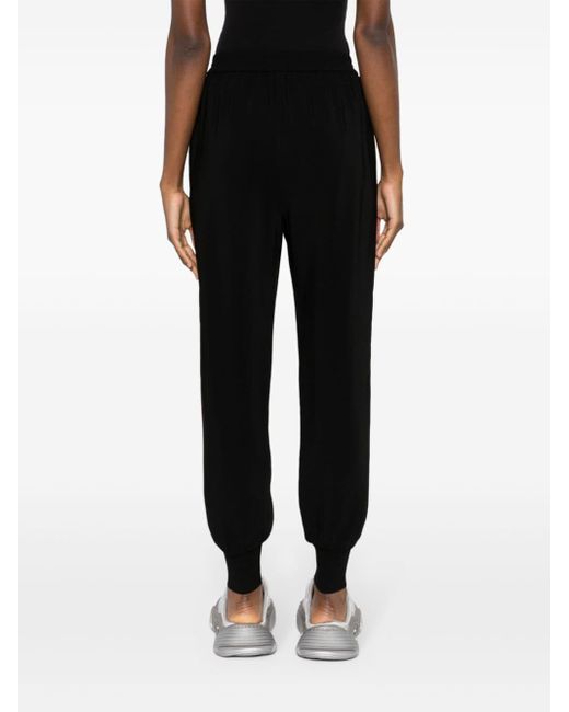 Pantalon de jogging à taille élastiquée Stella McCartney en coloris Black