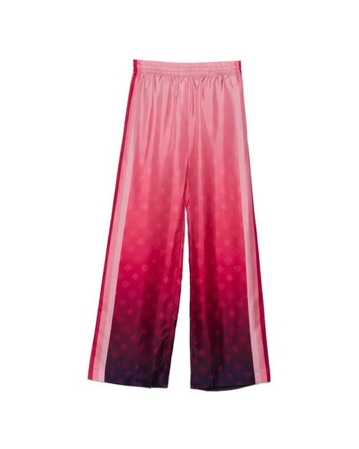 Casablanca Pink Gradient Side Stripe Trousers