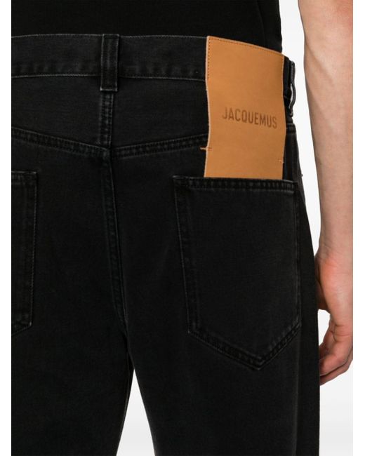 Jacquemus Black Le De Nîmes Straight-Leg Jeans for men