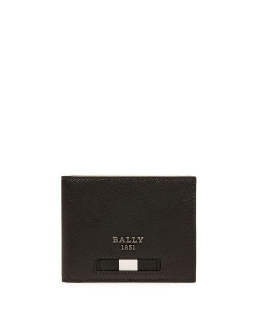 Bally Black Bevy Leather Wallet for men