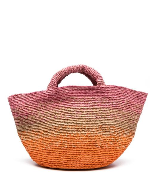 Manebí Bucket-tas Met Kleurverloop in het Pink