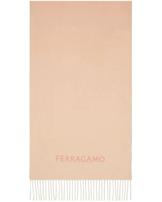 Ferragamo Natural Gradient-Effect Cashmere Scarf