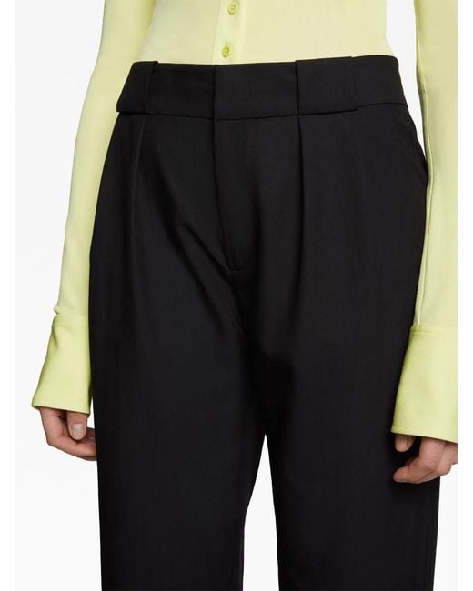 Proenza Schouler Blue Pleat-Detail Tailored Trousers