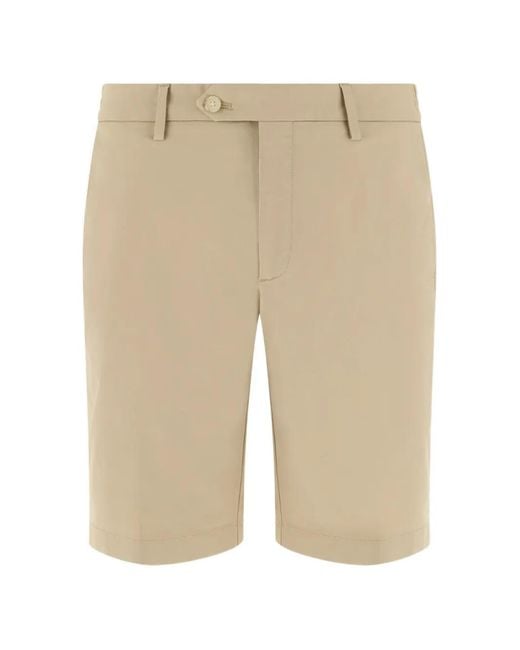 Boggi Natural Stretch-Cotton Chino Shorts for men