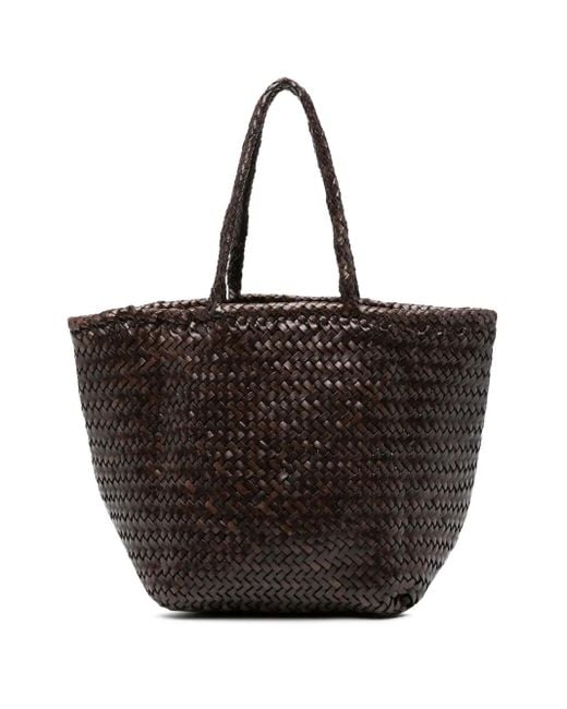 Dragon Diffusion Black Small Grace Basket Tote Bag
