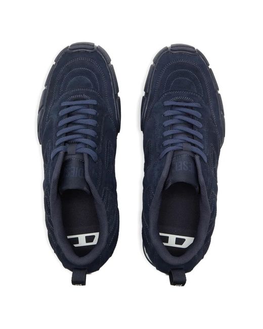 DIESEL Blue S-Pagodha Quilted Sneakers for men