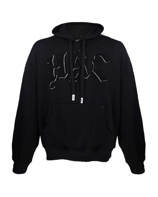 Haculla Blue Graphic-Print Hoodie for men