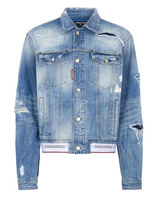 DSquared² Blue Denim Jacket for men