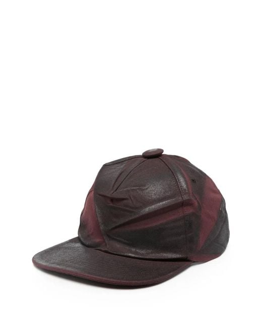 Maison Margiela Brown Flat-Peak Baseball Cap for men