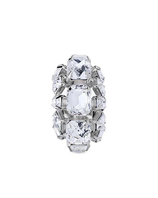 Area White Crystal Earcuff
