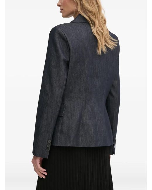 DKNY Black Double-Breasted Blazer