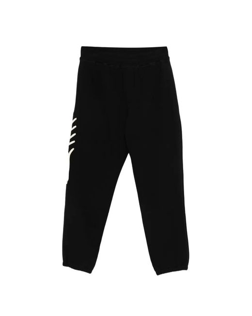 Craig Green Black Lace-Detail Track Pants
