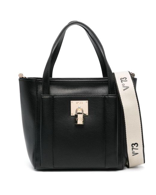 V73 Black Titania Tote Bag