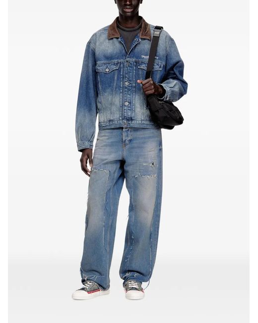 DIESEL Blue D-Denver-S1 Denim Jacket