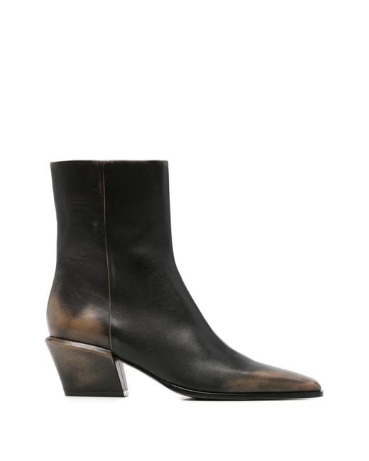 Paris Texas Black Bettina Ankle Boots