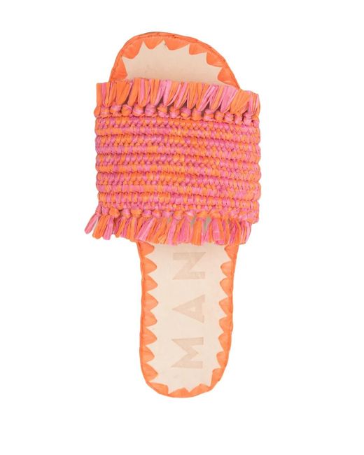 Manebí Pink Claquettes À Bout Ouvert