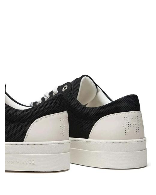 Filling Pieces Black Low-Top Sneakers for men