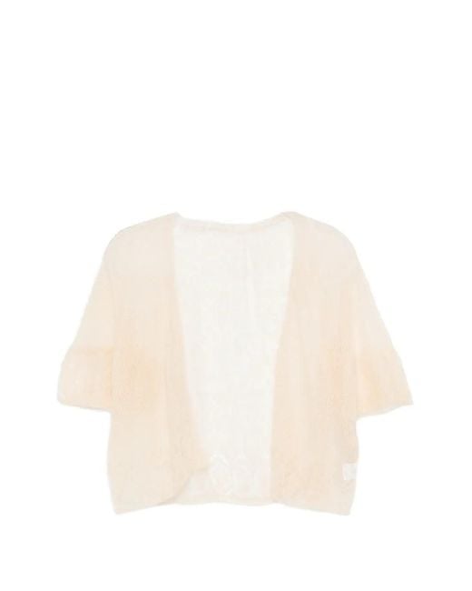 Mes Demoiselles Natural Lace Cardigan