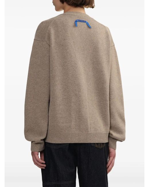 J.W. Anderson Rosette Cardigan in Natural für Herren