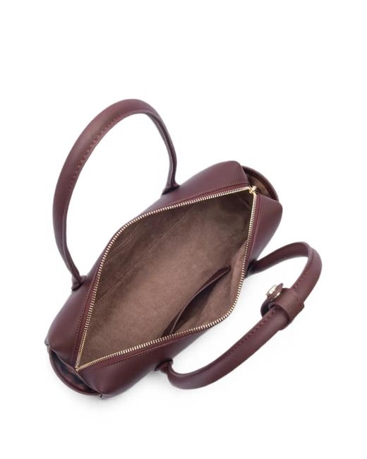 Lancaster Purple Cube Rectangular-Shape Shoulder Bag