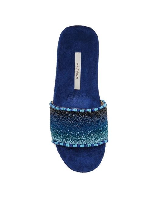 Maliparmi Blue Beads Slide
