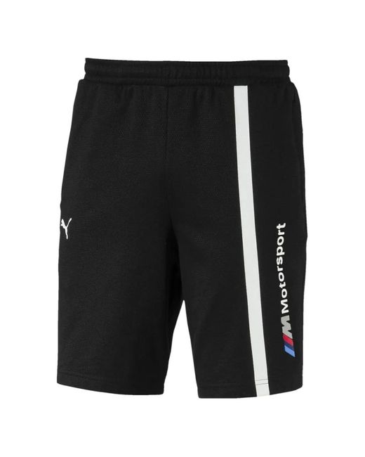 PUMA Black X Bmw Motorsport Sweat Shorts for men